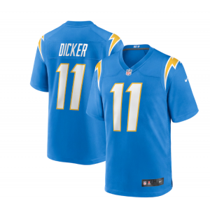 Nike Chargers 11 Cameron Dicker Powder Blue Vapor Untouchable Limited Men Jersey