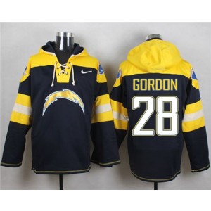Nike Chargers 28 Melvin Gordon Navy Blue Player Pullover NFL Hoodie Sweatshirt Nike Chargers 28 Melvin Gordon Navy Blue Player Pullover NFL Hoodie Sweatshirt