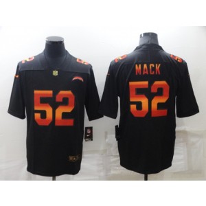 Nike Chargers 52 Khalil Mack Black Fashion Vapor Limited Men Jersey
