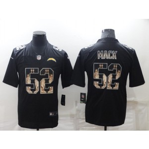 Nike Chargers 52 Khalil Mack Black Statue Of Liberty Limited Men Jersey