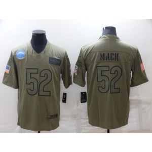 Nike Chargers 52 Khalil Mack Olive Salute To Service Limited Men Jersey Nike Chargers 52 Khalil Mack Olive Salute To Service Limited Men Jersey