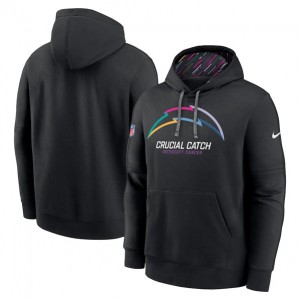 Nike Chargers Black 2024 Crucial Catch Club Pullover Hoodie