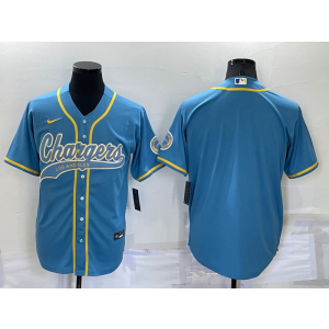 Nike Chargers Blank Blue Vapor Baseball Limited Men Jersey Nike Chargers Blank Blue Vapor Baseball Limited Men Jersey