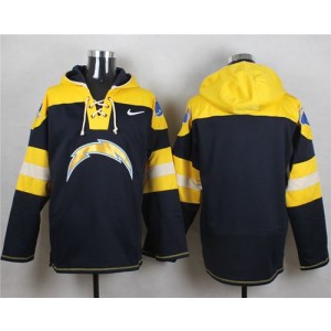 Nike Chargers Blank Navy Blue Player Pullover NFL Sweatshirt Hoodie