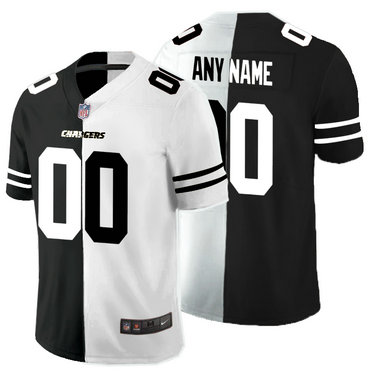 Nike Chargers Customized Black And White Split Vapor Untouchable Limited Jersey