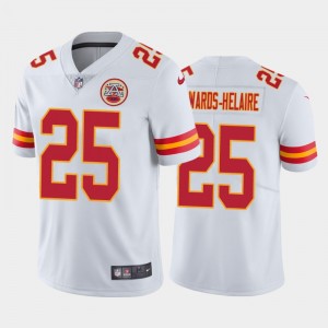 Nike Chiefs 25 Clyde Edwards-Helaire White 2020 NFL Draft Vapor Limited Men Jersey Nike Chiefs 25 Clyde Edwards-Helaire White 2020 NFL Draft Vapor Limited Men Jersey