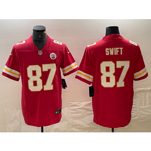 Nike Chiefs 87 Taylor Swift Red Vapor Untouchable Limited Men Jersey Nike Chiefs 87 Taylor Swift Red Vapor Untouchable Limited Men Jersey