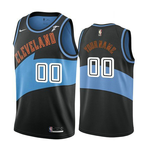 Nike Cleveland Cavaliers Custom Black 2019-20 Classic Edition Stitched NBA Jersey