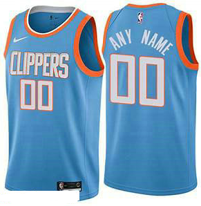 Nike Clippers Blue NBA Swingman City Edition Custom Jersey