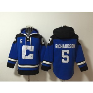 Nike Colts 5 Anthony Richardson Blue Ageless Must-Have Lace-Up Pullover Hoodie