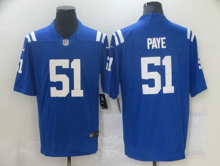Nike Colts 51 Kwity Paye Royal 2021 NFL Draft Vapor Untouchable Limited Jersey Nike Colts 51 Kwity Paye Royal 2021 NFL Draft Vapor Untouchable Limited Jersey