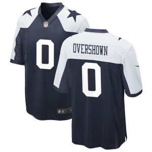 Nike Cowboys 0 Overshown Blue Throwback Vapor Limited Men Jersey