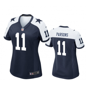 Nike Cowboys 11 Micah Parsons Blue Thanksgiving Vapor Untouchable Limited Women Jersey Nike Cowboys 11 Micah Parsons Blue Thanksgiving Vapor Untouchable Limited Women Jersey