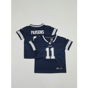 Nike Cowboys 11 Micah Parsons Blue Toddler Jersey