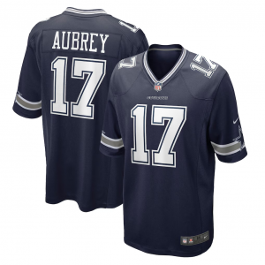 Nike Cowboys 17 Brandon Aubrey Navy Vapor Limited Men Jersey