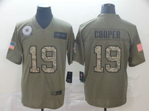 Nike Cowboys 19 Amari Cooper 2019 Olive Camo Salute To Service Limited Jersey Nike Cowboys 19 Amari Cooper 2019 Olive Camo Salute To Service Limited Jersey