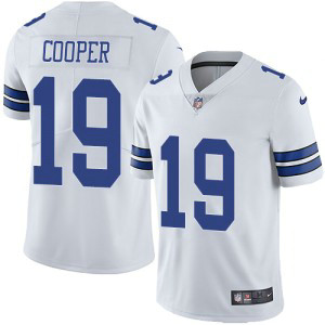 Nike Cowboys 19 Amari Cooper White Vapor Untouchable Limited Youth Jersey