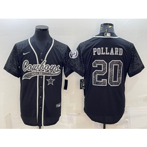 Nike Cowboys 20 Tony Pollard Black Vapor Baseball Limited Men Jersey Nike Cowboys 20 Tony Pollard Black Vapor Baseball Limited Men Jersey