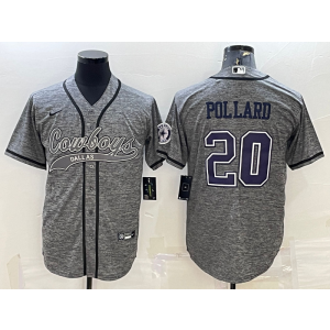 Nike Cowboys 20 Tony Pollard Grey Vapor Baseball Limited Men Jerseys Nike Cowboys 20 Tony Pollard Grey Vapor Baseball Limited Men Jerseys