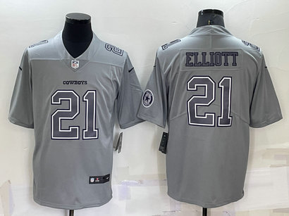 Nike Cowboys 21 Ezekiel Elliott Gray Atmosphere Fashion Vapor Limited Jersey Nike Cowboys 21 Ezekiel Elliott Gray Atmosphere Fashion Vapor Limited Jersey
