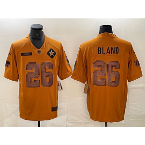 Nike Cowboys 26 DaRon Bland 2023 Brown Salute To Service Limited Men Jersey