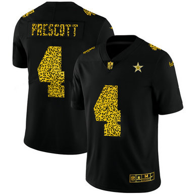 Nike Cowboys 4 Dak Prescott Black Leopard Vapor Untouchable Limited Jersey Nike Cowboys 4 Dak Prescott Black Leopard Vapor Untouchable Limited Jersey