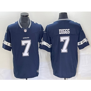 Nike Cowboys 7 Diggs Blue 2023 F.U.S.E Vapor Limited Men Jersey Nike Cowboys 7 Diggs Blue 2023 F.U.S.E Vapor Limited Men Jersey