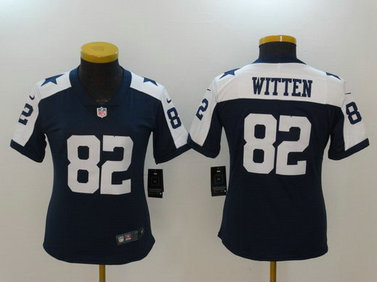 Nike Cowboys 82 Jason Witten Navy Women Throwback Vapor Untouchable Limited Player Jersey Nike Cowboys 82 Jason Witten Navy Women Throwback Vapor Untouchable Limited Player Jersey