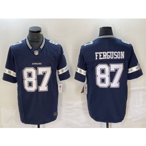 Nike Cowboys 87 Jake Ferguson Blue 2023 F.U.S.E Vapor Limited Men Jersey