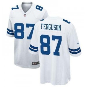 Nike Cowboys 87 Jake Ferguson White Vapor Untouchable Limited Men Jersey