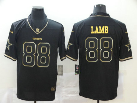 Nike Cowboys 88 Ceedee Lamb Black Gold Vapor Untouchable Limited Jersey Nike Cowboys 88 Ceedee Lamb Black Gold Vapor Untouchable Limited Jersey