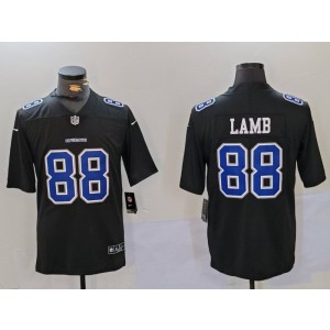 Nike Cowboys 88 Lamb Black Blue Vapor Limited Men Jersey