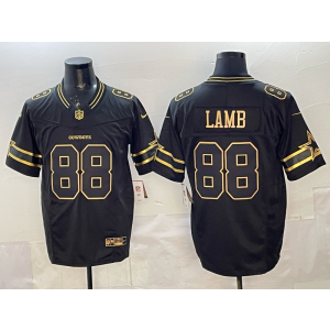 Nike Cowboys 88 Lamb Black Gold F.U.S.E. Vapor Limited Men Jersey