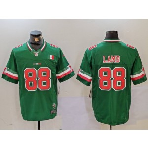 Nike Cowboys 88 Lamb Green Mexico F.U.S.E. Vapor Limited Men Jersey