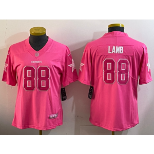 Nike Cowboys 88 Lamb Pink Vapor Limited Women Jersey