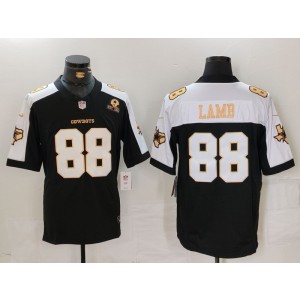Nike Cowboys 88 Lamb Thanksgiving Gold Vapor Limited Men Jersey