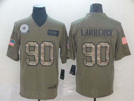 Nike Cowboys 90 Demarcus Lawrence 2019 Olive Camo Salute To Service Limited Jersey Nike Cowboys 90 Demarcus Lawrence 2019 Olive Camo Salute To Service Limited Jersey