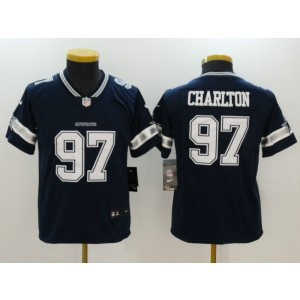 Nike Cowboys 97 Taco Charlton Navy Vapor Untouchable Limited Youth Jersey