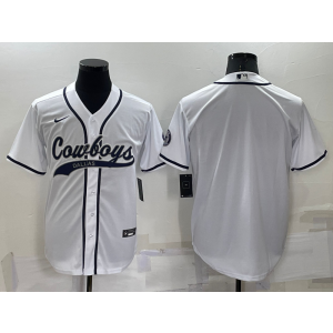 Nike Cowboys Blank White Vapor Baseball Limited Men Jersey Nike Cowboys Blank White Vapor Baseball Limited Men Jersey