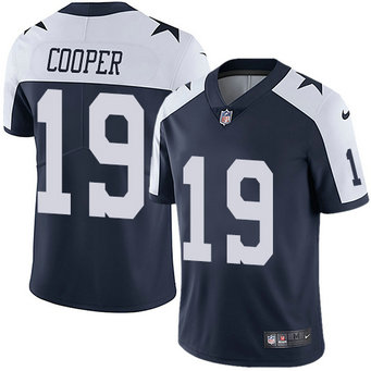 Nike Dallas Cowboys #19 Amari Cooper Navy Throwback Vapor Untouchable Limited Jersey Nike Dallas Cowboys #19 Amari Cooper Navy Throwback Vapor Untouchable Limited Jersey