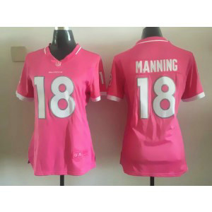 Nike Denver Broncos 18 Peyton Manning Pink Women Jersey Nike Denver Broncos 18 Peyton Manning Pink Women Jersey