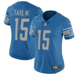 Nike Detroit Lions 15 Golden Tate III Blue Team Color Vapor Untouchable Limited Women Jersey Nike Detroit Lions 15 Golden Tate III Blue Team Color Vapor Untouchable Limited Women Jersey