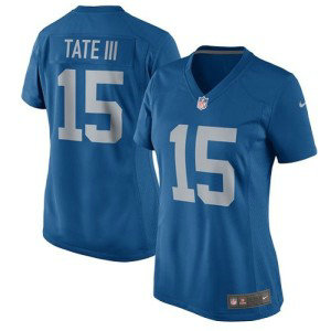 Nike Detroit Lions 15 Golden Tate III Game Navy Blue Women Jersey Nike Detroit Lions 15 Golden Tate III Game Navy Blue Women Jersey