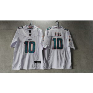 Nike Dolphins 10 Tyreek Hill White 2023 F.U.S.E Vapor Limited Men Jersey Nike Dolphins 10 Tyreek Hill White 2023 F.U.S.E Vapor Limited Men Jersey