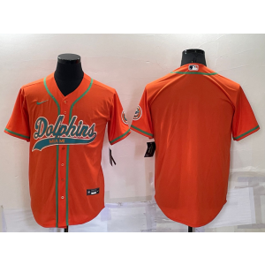 Nike Dolphins Blank Orange Vapor Baseball Limited Men Jersey Nike Dolphins Blank Orange Vapor Baseball Limited Men Jersey