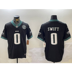 Nike Eagles 0 Swift Black Team Logo F.U.S.E. Vapor Limited Men Jersey Nike Eagles 0 Swift Black Team Logo F.U.S.E. Vapor Limited Men Jersey
