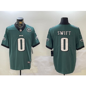 Nike Eagles 0 Swift Green Team Logo Vapor Limited Men Jersey Nike Eagles 0 Swift Green Team Logo Vapor Limited Men Jersey