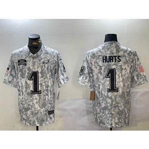 Nike Eagles 1 Jalen Hurts Arctic Camo 2024 F.U.S.E. Salute to Service Limited Men Jersey Nike Eagles 1 Jalen Hurts Arctic Camo 2024 F.U.S.E. Salute to Service Limited Men Jersey