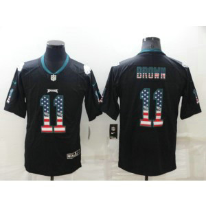 Nike Eagles 11 A. J. Brown USA Flag Vapor Limited Men Jersey Nike Eagles 11 A. J. Brown USA Flag Vapor Limited Men Jersey