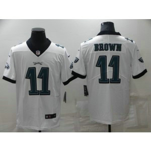 Nike Eagles 11 A. J. Brown White Vapor Untouchable Limited Men Jersey Nike Eagles 11 A. J. Brown White Vapor Untouchable Limited Men Jersey